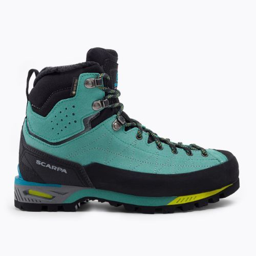 Дамски високопланински ботуши SCARPA Zodiac Tech GTX green/blue