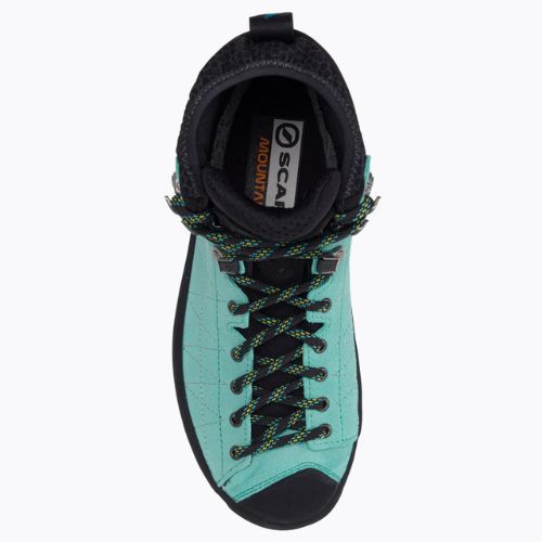 Дамски високопланински ботуши SCARPA Zodiac Tech GTX green/blue