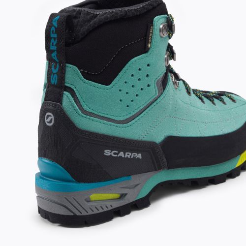 Дамски високопланински ботуши SCARPA Zodiac Tech GTX green/blue