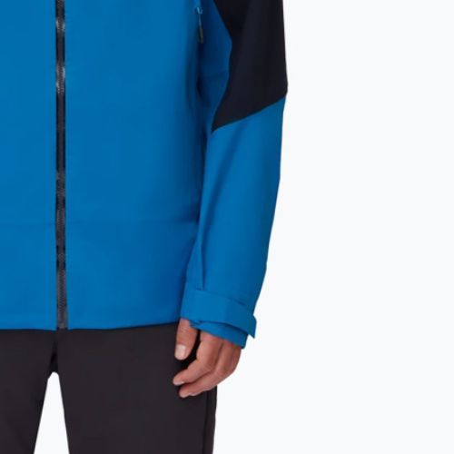 Мъжко хардшел яке MAMMUT Convey Tour HS синьо-зелено