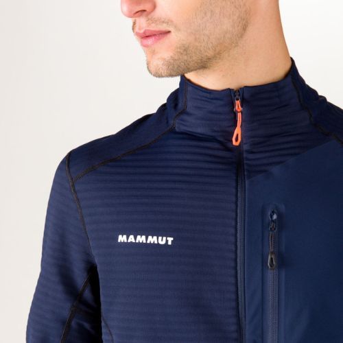 Мъжки суитшърт за трекинг Mammut Aconcagua Light ML Hooded marine