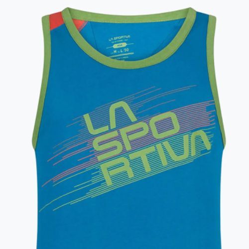 Мъжка тениска за катерене La Sportiva Stripe Tank blue H13623313