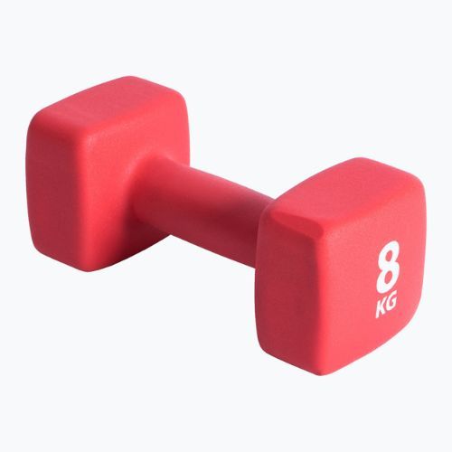 Неопренов дъмбел 8 кг Pure2Improve червен P2I201450