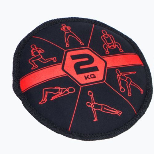 Чанта за пясък 2 кг Pure2Improve Sandbell черна/червена P2I201210