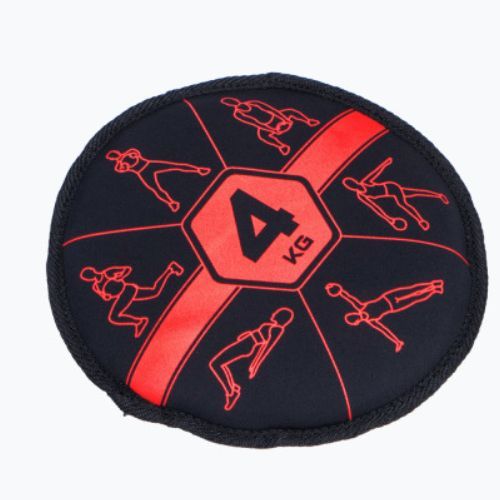 Чанта за пясък 4 кг Pure2Improve Sandbell черна/червена P2I201220