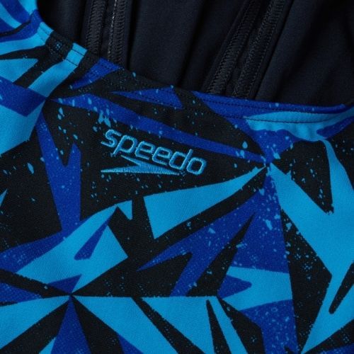 Speedo Hyperboom Placement Muscleback дамски бански от едно парче черен 68-08694G719