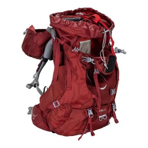 Дамска раница за трекинг Osprey Ariel 55 l claret red