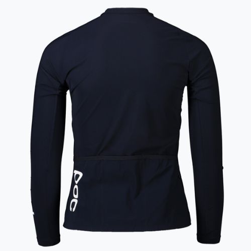 Дамски колоездачен екип с дълъг ръкав POC Essential Road navy black