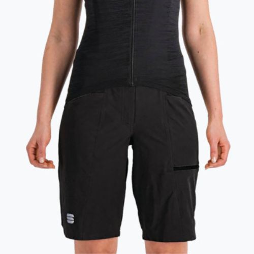 Дамски къси панталони за колоездене Sportful Giara Overshort black 1122033.002