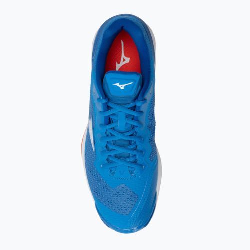 Обувки за хандбал Mizuno Wave Stealth V blue X1GA180024