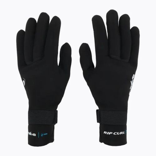 Мъжки неопренови ръкавици Rip Curl E Bomb 5 Finger 90 2mm Black WGL5SE