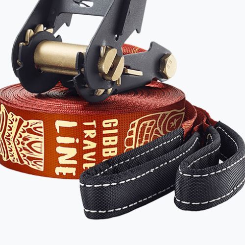 Въже за ходене Gibbon Travelline Treewear червено 18856