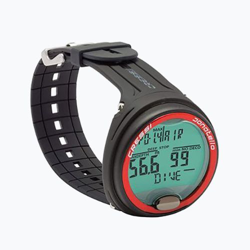 Cressi Donatello Компютър за гмуркане черен/червен KS860058