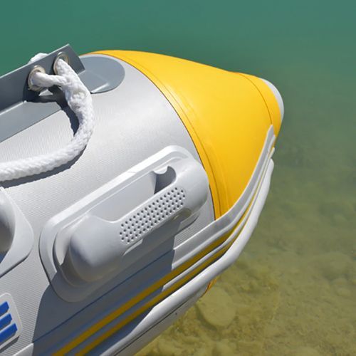 4-местен понтон Viamare 270 S Slat сиво-жълт 1126158