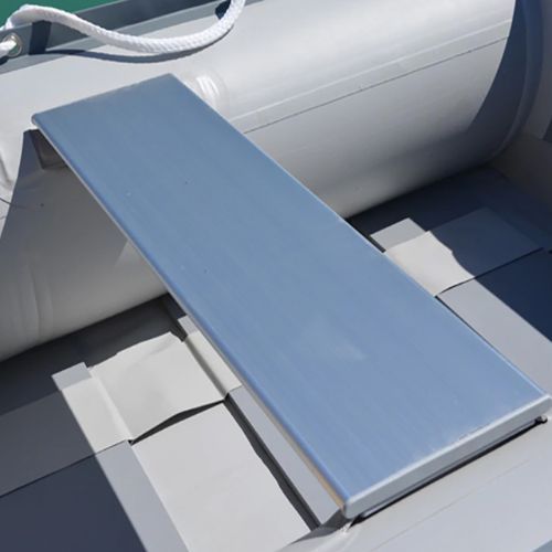 4-местен понтон Viamare 270 S Slat сиво-жълт 1126158