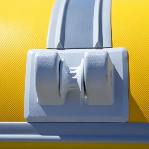 4-местен понтон Viamare 270 S Slat сиво-жълт 1126158