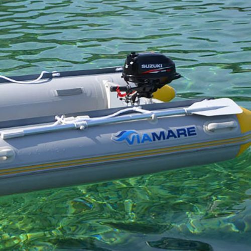 Viamare 330 S 5-местен понтон с палуба сиво-жълт 1126154