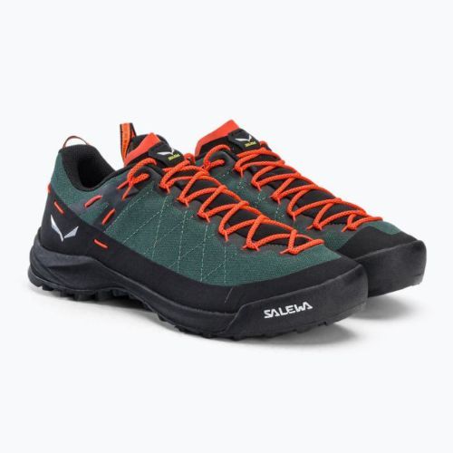 Salewa Wildfire Canvas мъжки туристически обувки сурово зелено/черно