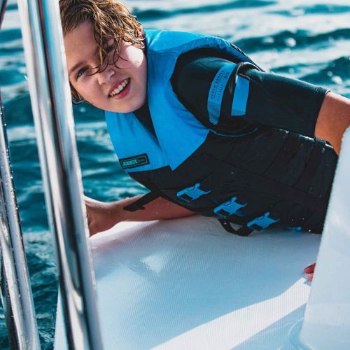 JOBE Двойна черна/синя жилетка за спускане 244822006