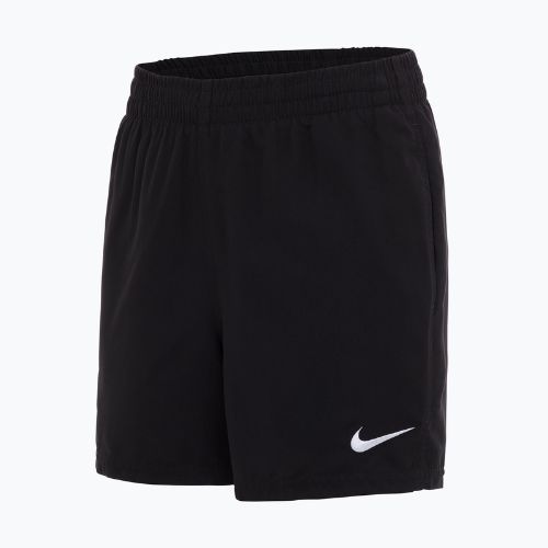 Детски къси панталони за плуване Nike Essential 4" Volley черни NESSB866-001