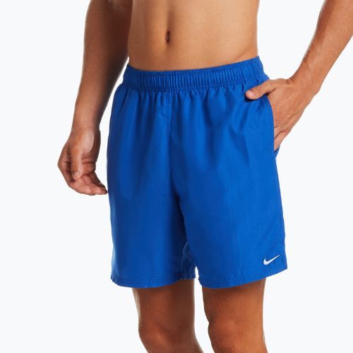 Мъжки къси панталони за плуване Nike Essential 7" Volley, сини NESSA559-494