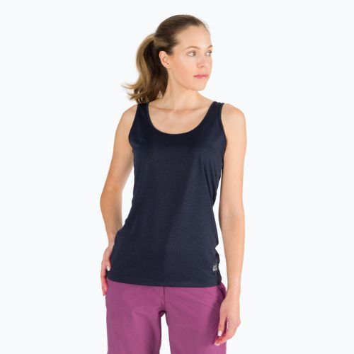 Jack Wolfskin дамска тениска за трекинг Pack & Go Tank тъмно синьо 1807282_1010