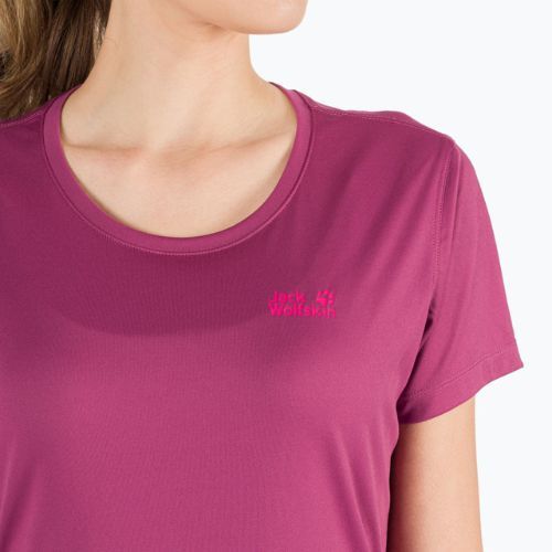 Дамска риза за трекинг Jack Wolfskin Tech purple 1807121_2094