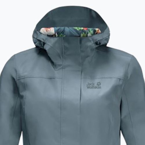 Дамски Jack Wolfskin Cape York Paradise mackintosh grey 1111244_6167