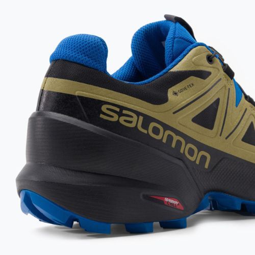 Мъжки обувки за пътеки Salomon Speedcross 5 GTX green-blue L41612400