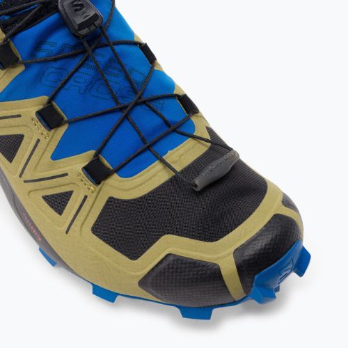 Мъжки обувки за пътеки Salomon Speedcross 5 GTX green-blue L41612400