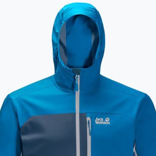 Мъжко софтшел яке Jack Wolfskin Eagle Peak II, синьо 1306911_1361