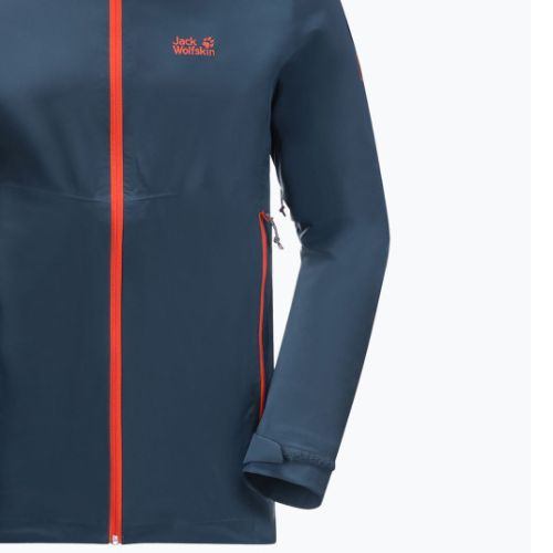 Мъжко дъждобранно яке Highest Peak 2.5L Jack Wolfskin тъмно синьо 1114961_1383