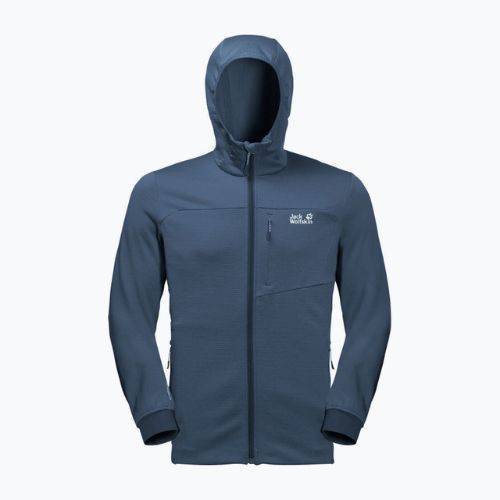 Мъжки суитшърт с полар Hydro Grid на Jack Wolfskin, тъмносин 1710001_1383
