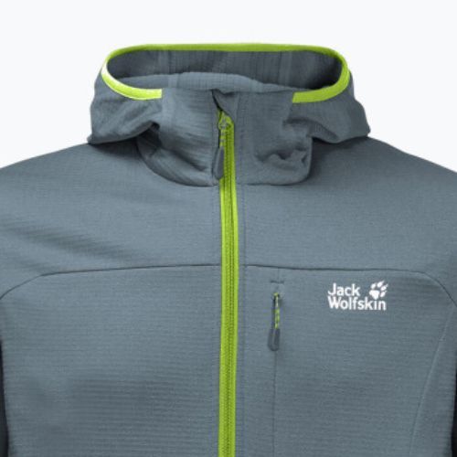 Мъжки полар Jack Wolfskin Hydro Grid сив 1710001_6098