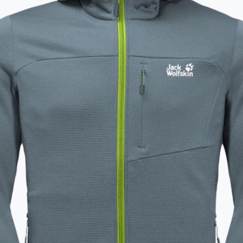 Мъжки полар Jack Wolfskin Hydro Grid сив 1710001_6098