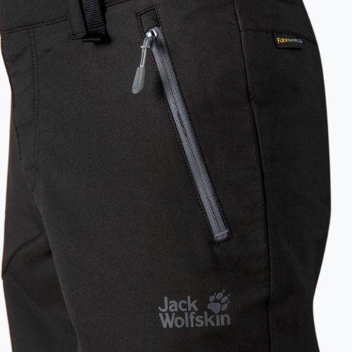 Jack Wolfskin Active Track мъжки къси панталони за трекинг черни 1503791_6000