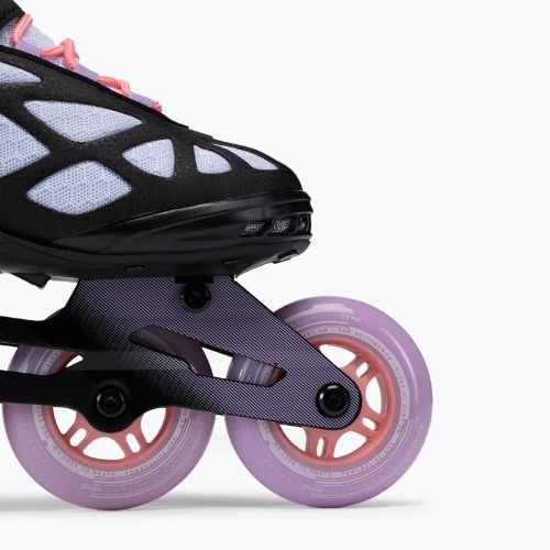 Playlife Lancer 84 дамски ролкови кънки в черно и лилаво 880274