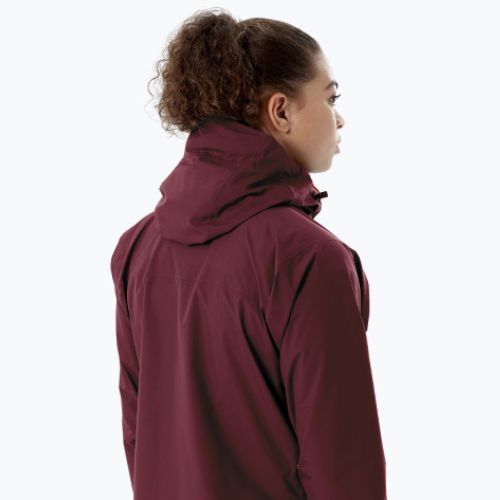 Дамско дъждобранно яке Rab Downpour Eco burgundy QWG-83-HD-08