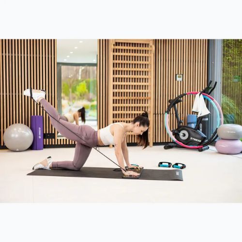 Подложка за йога XTREXO PVC 6 мм черна