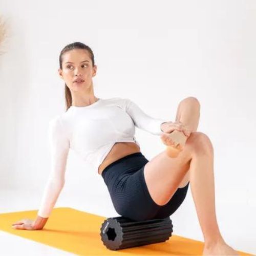 Масажен валяк XTREXO EPP черен