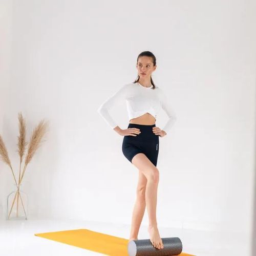 Масажен валяк XTREXO EVA сив MR-EV03G