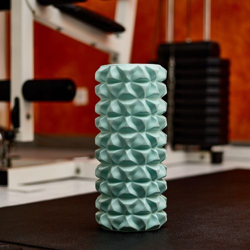 XTREXO EVA PVC зелен масажен валяк