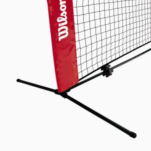 Мрежа за тенис на корт Wilson Starter Ez Tennis Net 6.1 м черно/червено