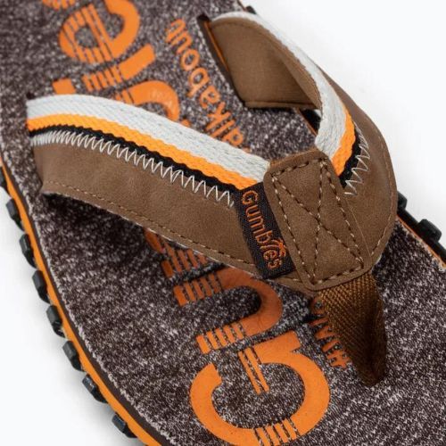 Gumbies Cairns оранжеви и кафяви джапанки