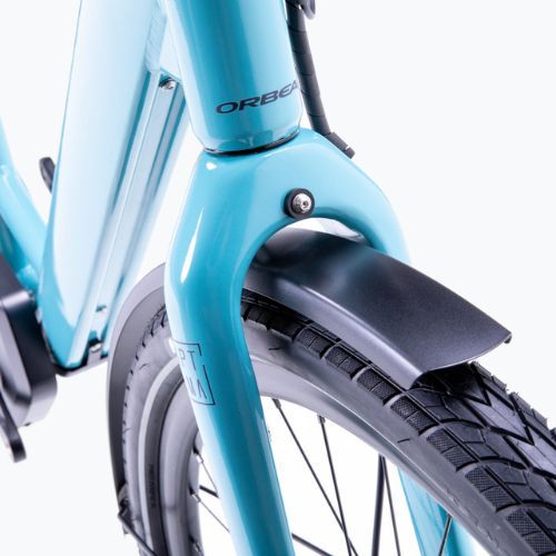 Orbea Optima E40 син електрически велосипед