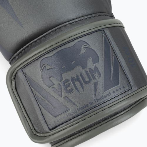 Мъжки боксови ръкавици Venum Elite сиви VENUM-0984