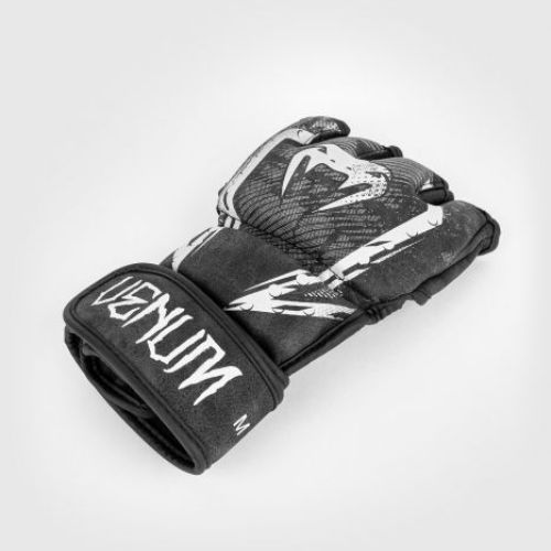 Мъжки боксови ръкавици Venum GLDTR 4.0 black and white VENUM-04166