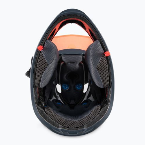 Leatt MTB 4.0 Gravity V22 оранжево-черна велосипедна каска 1022070512