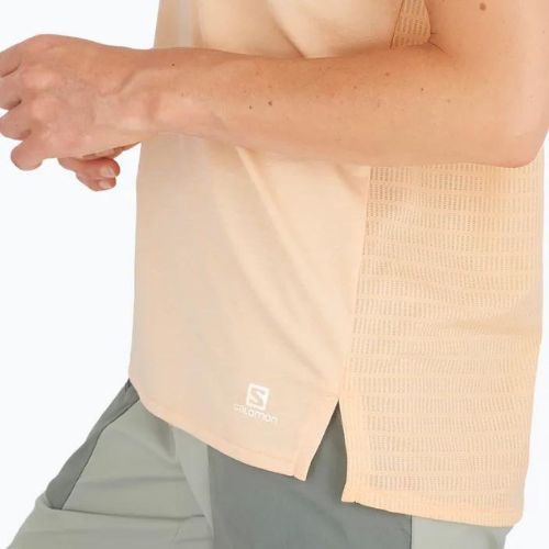 Дамска тениска за трекинг Salomon Outline Summer SS orange LC1794500