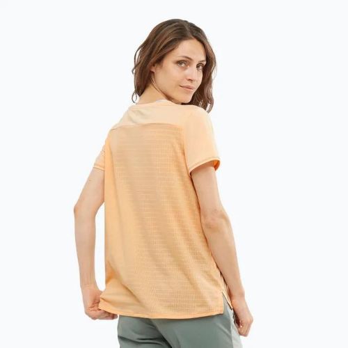 Дамска тениска за трекинг Salomon Outline Summer SS orange LC1794500